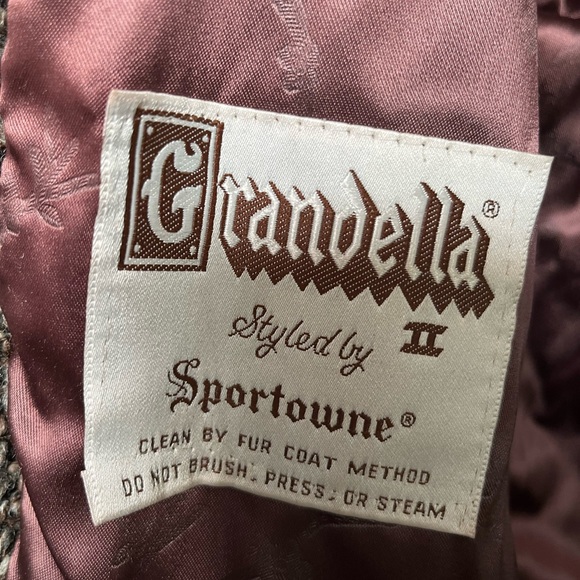 Vintage faux fur and knit jacket by Grandella - Picture 4 of 7